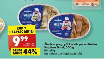 Biedronka Śledzie po wolińsku kapitan navi oferta