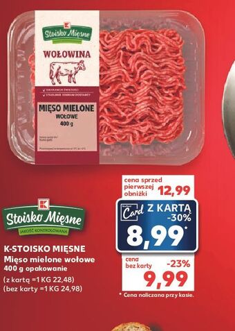 Kaufland Mięso mielone wołowe stoisko mięsne oferta
