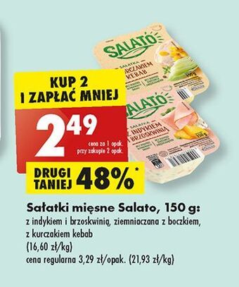 Biedronka Sałatka z kurczakiem kebab salato oferta