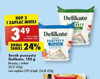 Biedronka Serek puszysty śmietankowy delikate oferta