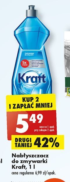 Biedronka Nabłyszczacz do zmywarek kraft oferta