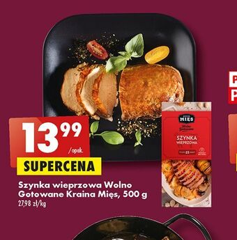 Biedronka Szynka wieprzowa wolno gotowana kraina mięs oferta