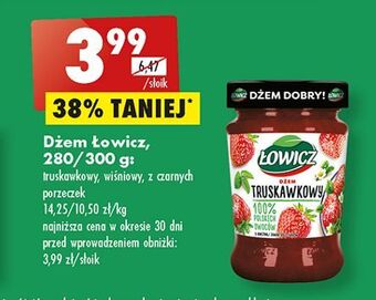 Biedronka Dżem truskawkowy łowicz oferta