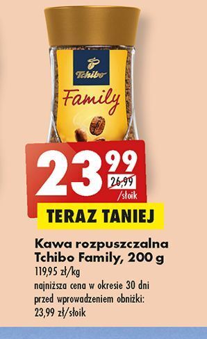 Biedronka Kawa tchibo family classic oferta
