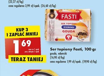 Biedronka Ser topiony gouda fasti oferta