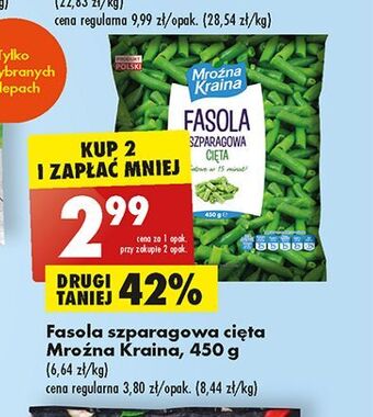 Biedronka Fasolka szparagowa zielona mroźna kraina oferta
