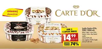 Biedronka Lody creme caramel algida carte d'or les desserts oferta