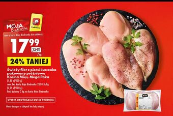 Biedronka Filet z piersi kurczaka kraina mięs oferta