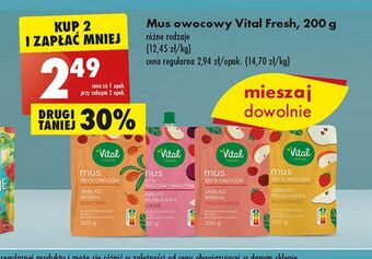 Biedronka Mus jabłko-wiśnia- rokitnik vital fresh oferta