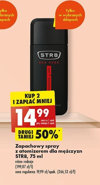Biedronka Dezodorant str8 red code oferta