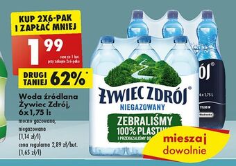 Biedronka Woda niegazowana żywiec zdrój oferta