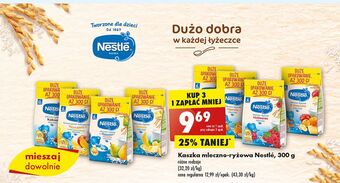 Biedronka Kaszka mleczno-ryzowa morela nestle oferta