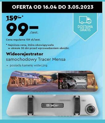 Biedronka Wideorejestrator mensa tracer oferta