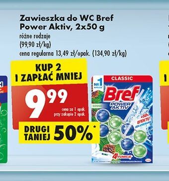 Biedronka Kostka do wc 4 function pine bref power aktiv oferta