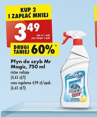 Biedronka Płyn do szyb cytryna mr magic oferta