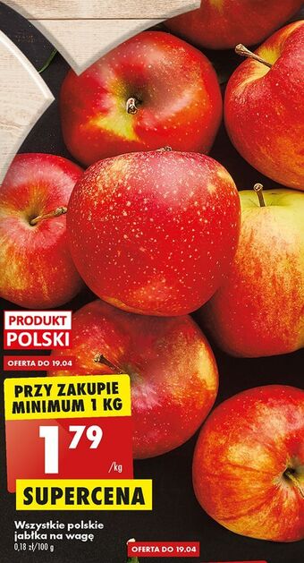 Biedronka Jabłka polskie oferta