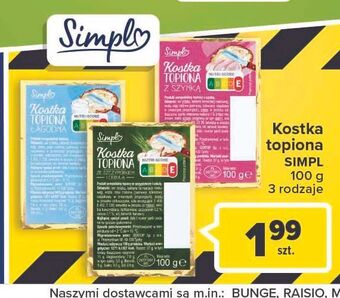 Carrefour Kostka topiona łagodna simply oferta