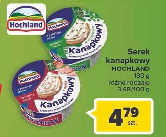Carrefour Serek ze szczypiorkiem hochland kanapkowy oferta