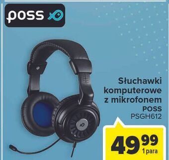 Carrefour Słuchawki z mikrofonem psgh612 poss oferta