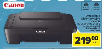Carrefour Urządzenie wielofunkcyjne mg2550s canon oferta