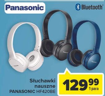 Carrefour Słuchawki nauszne rb-hf420be-a niebieski panasonic oferta