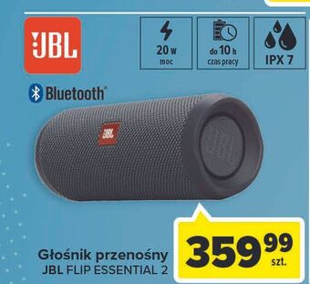 Carrefour Głośnik bezprzewodowy flip essential 2 jbl oferta