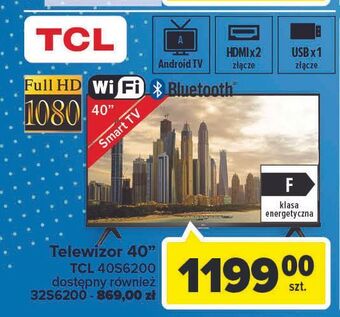 Carrefour Telewizor led 40 40s6200 tcl oferta