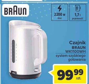 Carrefour Czajnik wk1100wh braun oferta