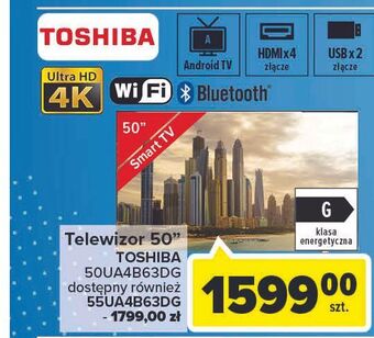 Carrefour Telewizor 55'' 55ua4b63dg toshiba oferta