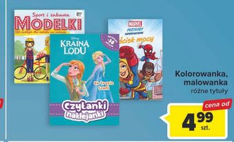 Carrefour Czytanki naklejanki kraina lodu oferta