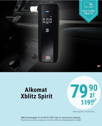 Biedronka Xblitz Spirit Alkomat oferta
