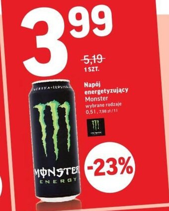 Intermarche Monster Napój energetyzujący 0,5l oferta