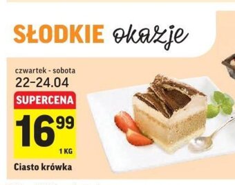 Intermarche Ciasto krówka 1kg oferta