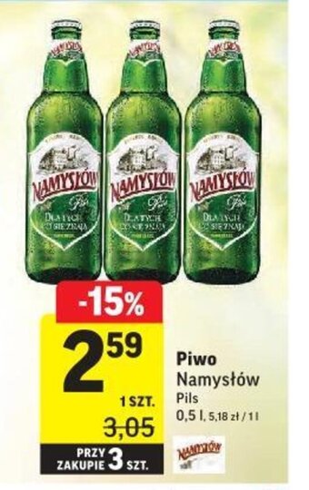 Intermarche Namysłów Piwo pils 0,5l oferta