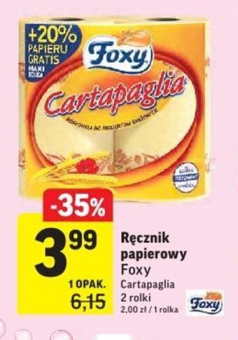 Intermarche Foxy Ręcznik papierowy 2 rolki oferta
