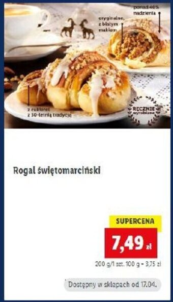 Lidl Rogal świętomarciński oferta