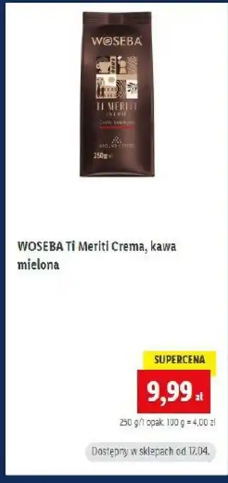 Lidl Woseba caffeine shot, kawa mielona oferta