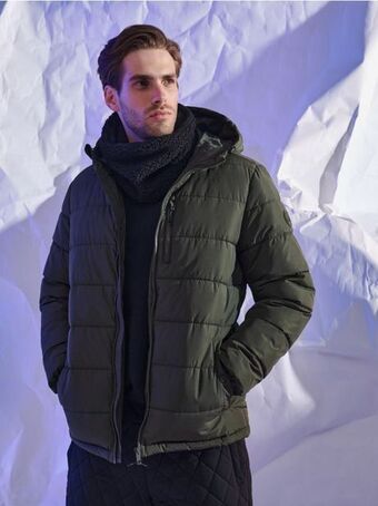 Sinsay Kurtka puffer z kapturem oferta