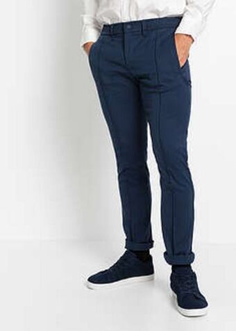 BonPrix Spodnie chino slim fit straight oferta