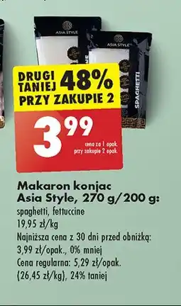 Biedronka Makaron konjac fettuccine oferta