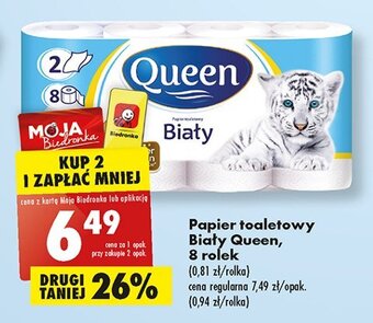 Biedronka Papier toaletowy biały oferta