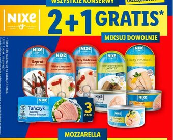 Lidl Nixe Wszystkie konserwy oferta