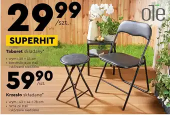 Biedronka Taboret składany 30 x 45 cm oferta