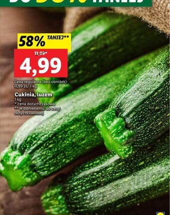Lidl Cukinia 1kg oferta