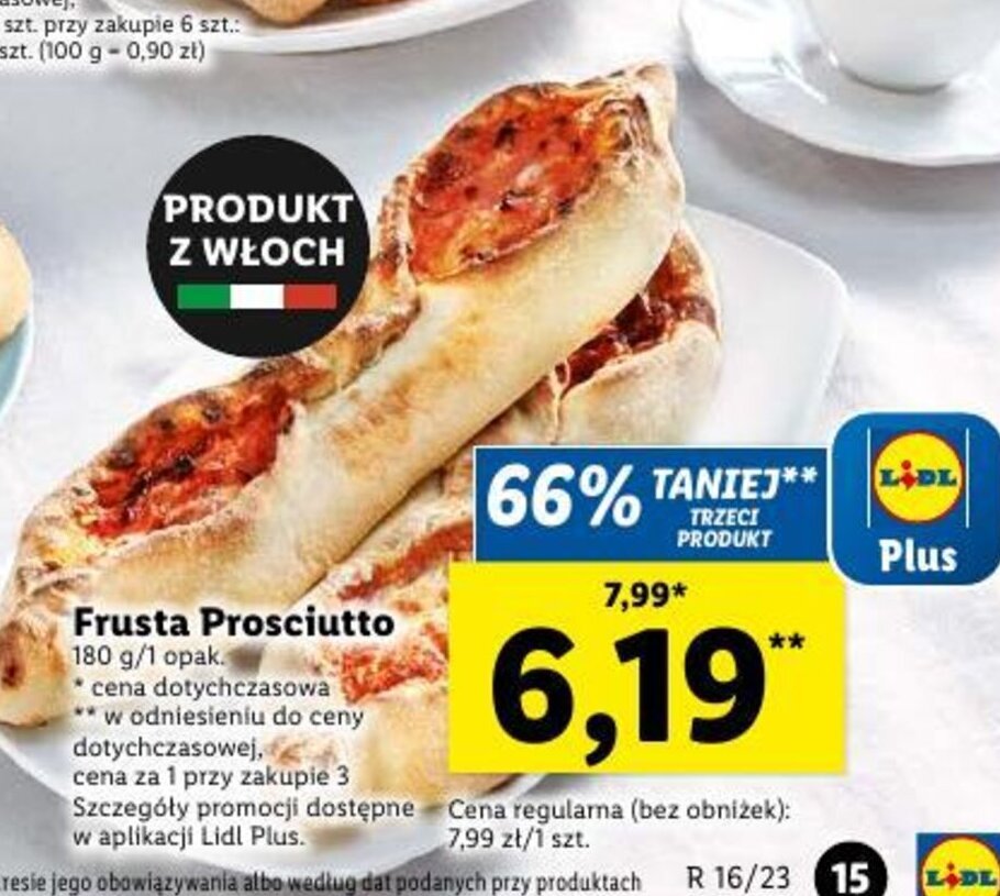 Promocja Frusta Prosciutto 180g w Lidl