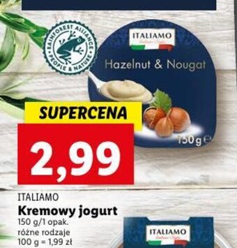 Lidl Italiamo Kremowy jogurt 150g oferta