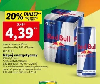 Lidl Red Bull Napój energetyczny 250ml oferta