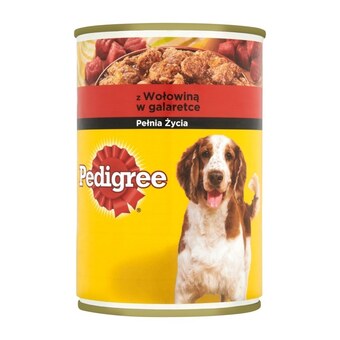 Społem Pedigree z wołowiną w galaretce karma pełnoporcjowa 400 g oferta