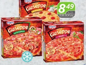 Społem Dr. oetker guseppe pizza z szynką i pieczarkami 425 g oferta