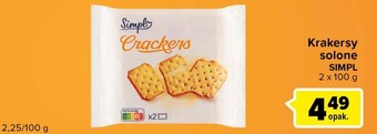 Carrefour Express Krakersy simpl oferta